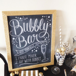 Welcome 2014 +DIY Bubbly Bar Welcome 2014 +DIY Bubbly Bar