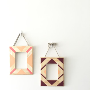 Geometric Painted Picture Frame – Dorm DIY Geometric Painted Picture Frame – Dorm DIY