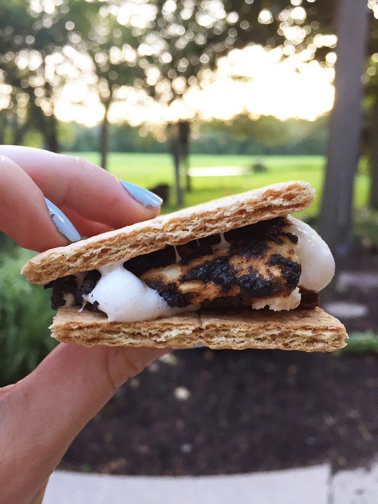 Campfire S'more Marshmallow Toppers