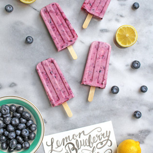 In The Kitchen: Lemon Blueberry Cheesecake Popsicles In The Kitchen: Lemon Blueberry Cheesecake Popsicles