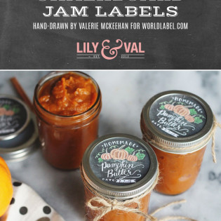 Pumpkin Butter Recipe + Free Chalk Art Jam Labels Pumpkin Butter Recipe + Free Chalk Art Jam Labels