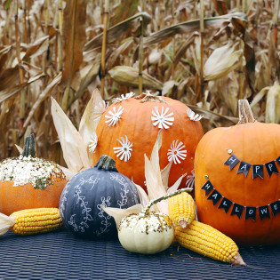 Four New Ways to Decorate a Pumpkin Four New Ways to Decorate a Pumpkin