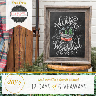12 Days Of Giveaways – Free Chalk Art Download 12 Days Of Giveaways – Free Chalk Art Download