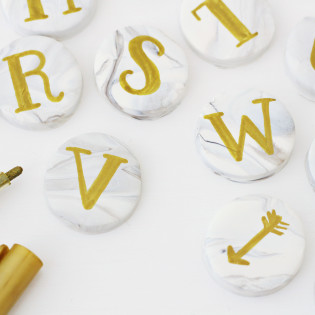 Marble Alphabet Magnets DIY Marble Alphabet Magnets DIY