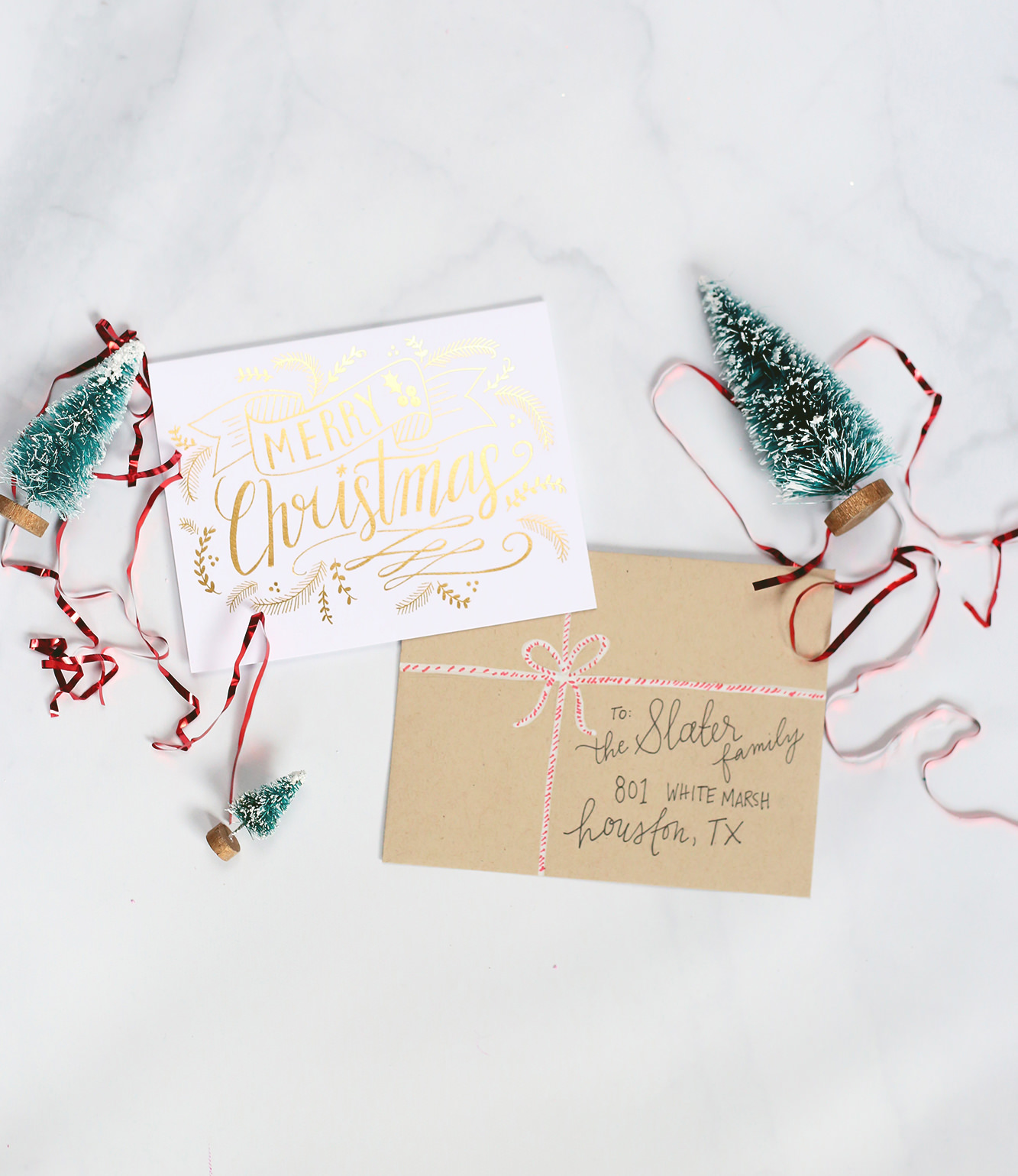 Christmas-inspired envelopes that are perfect for sending holiday wishes!