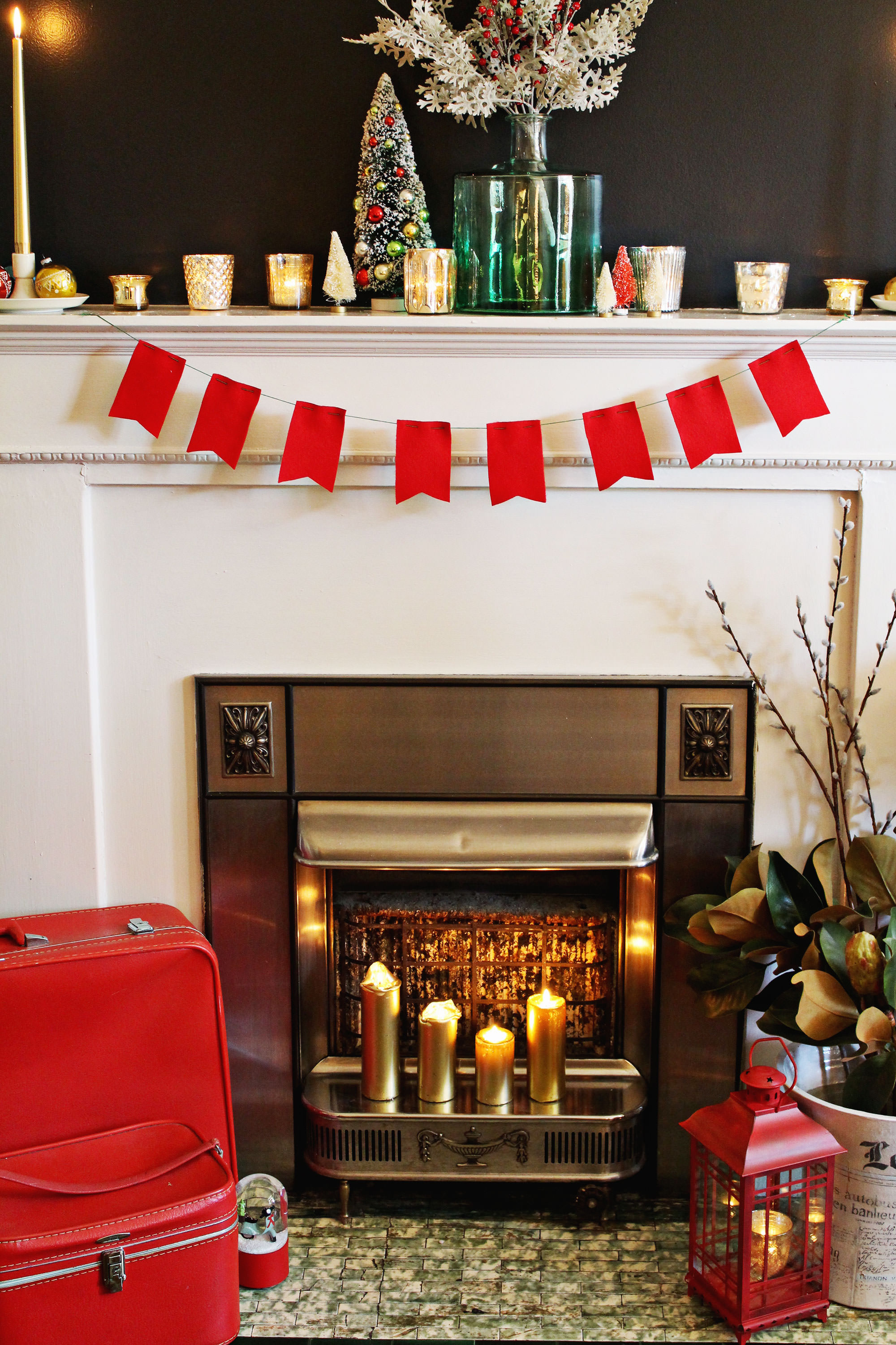 Holiday Mantel decorating inspiration