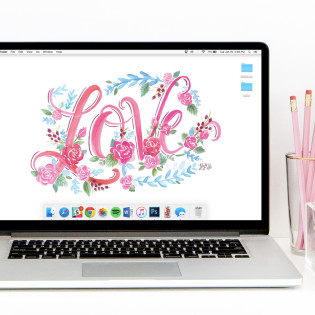 FREE February Desktop & iPhone Wallpaper FREE February Desktop & iPhone Wallpaper