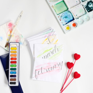 Valentine’s DIY – A Year of Dates Valentine’s DIY – A Year of Dates