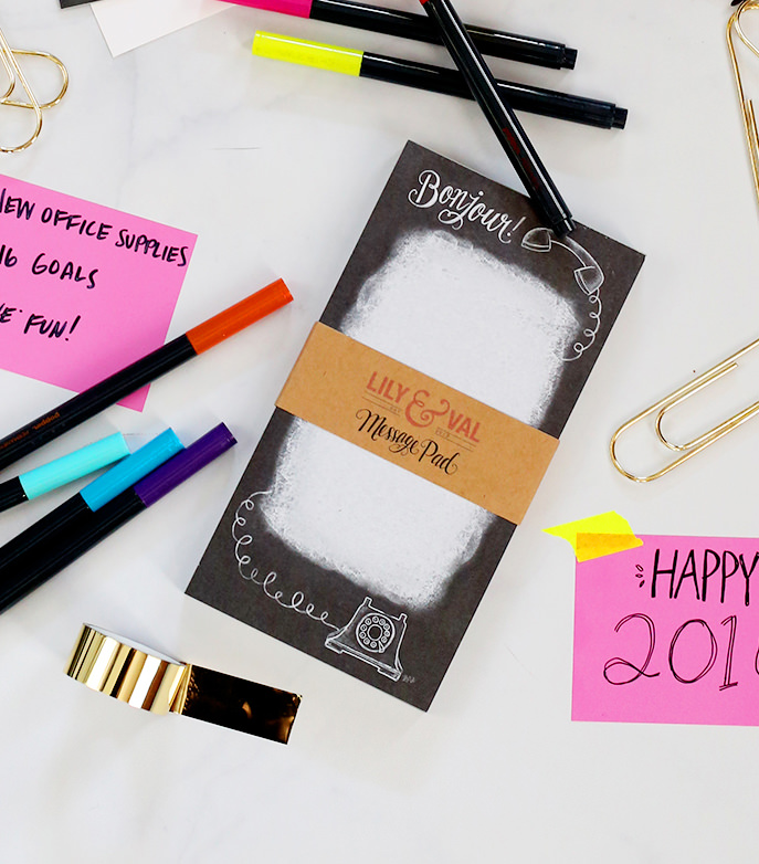 January's Happy Mail is all about the new year and the new office supplies to get you motivated for 2016! Enter to win!