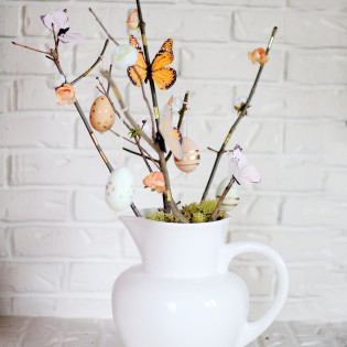 Modern Easter Tree – DIY Modern Easter Tree – DIY