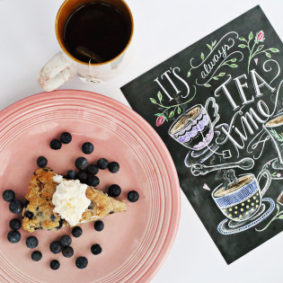 In the Kitchen: Blueberry Scones & Clotted Cream In the Kitchen: Blueberry Scones & Clotted Cream