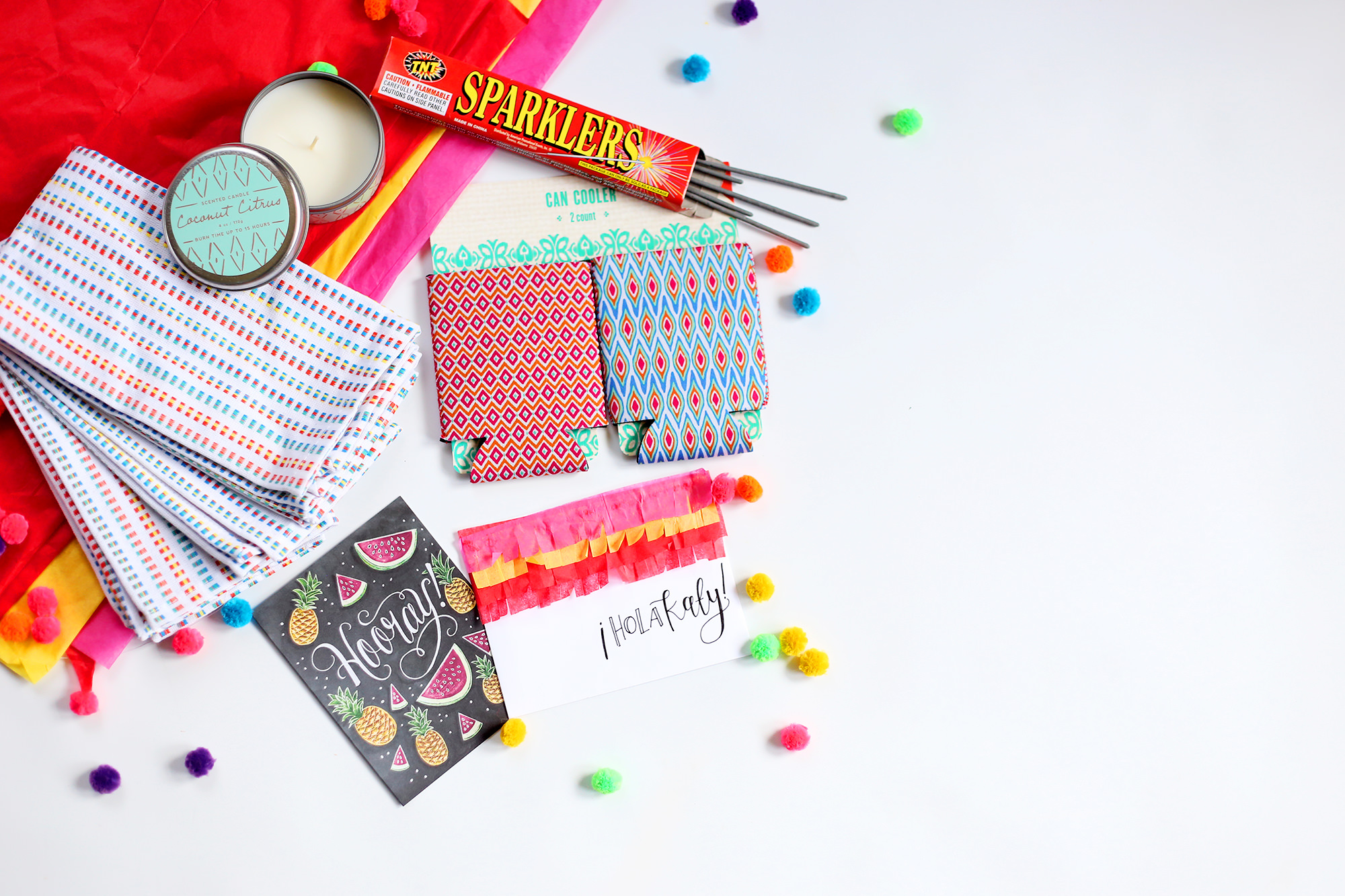 Send a gift that gets your friends ready for the summer!  Enter to win our May Happy Mail and receive everything you see here!  Only on Lily & Val Living!
