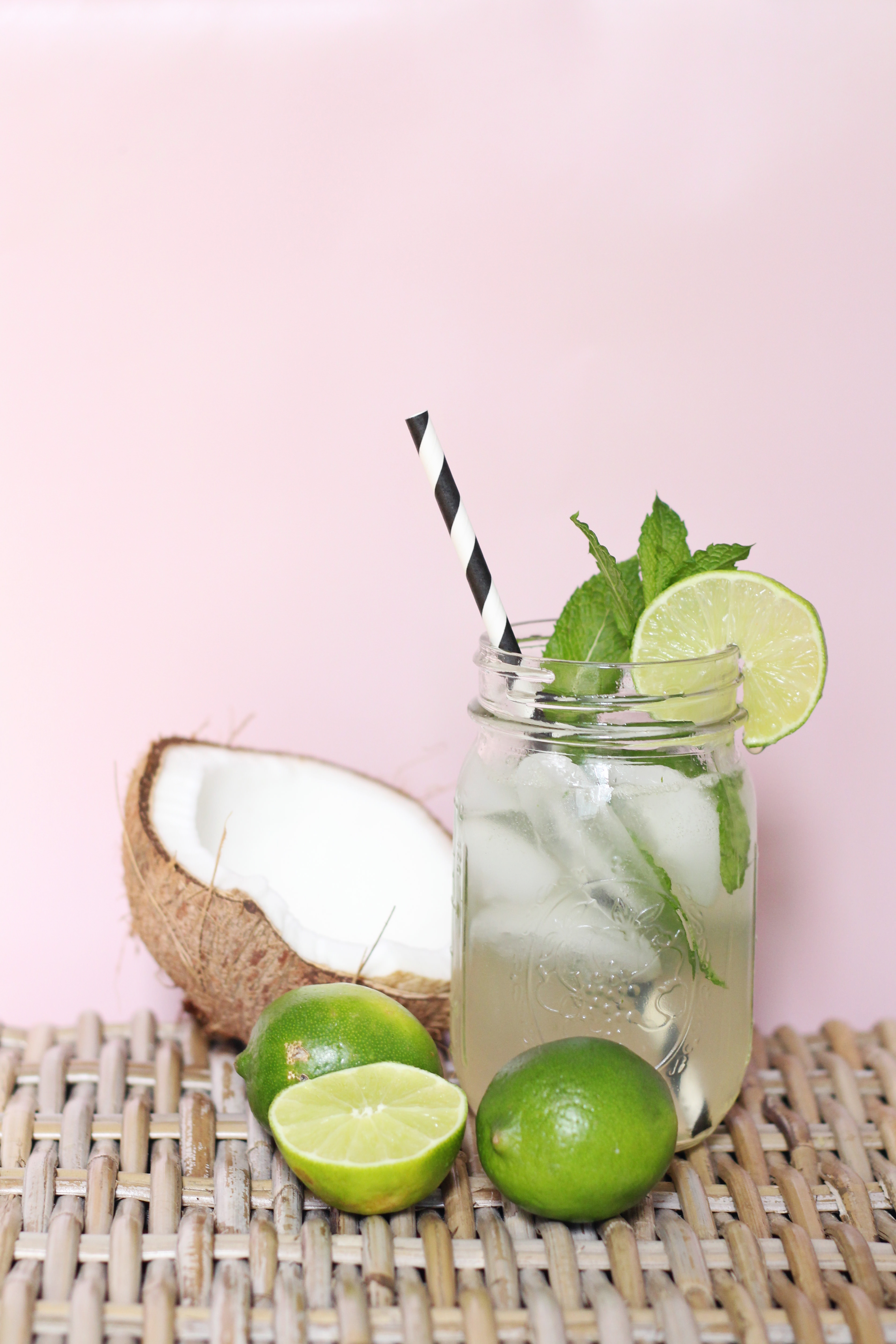 Coconut Lime La Croix Mocktail Recipe