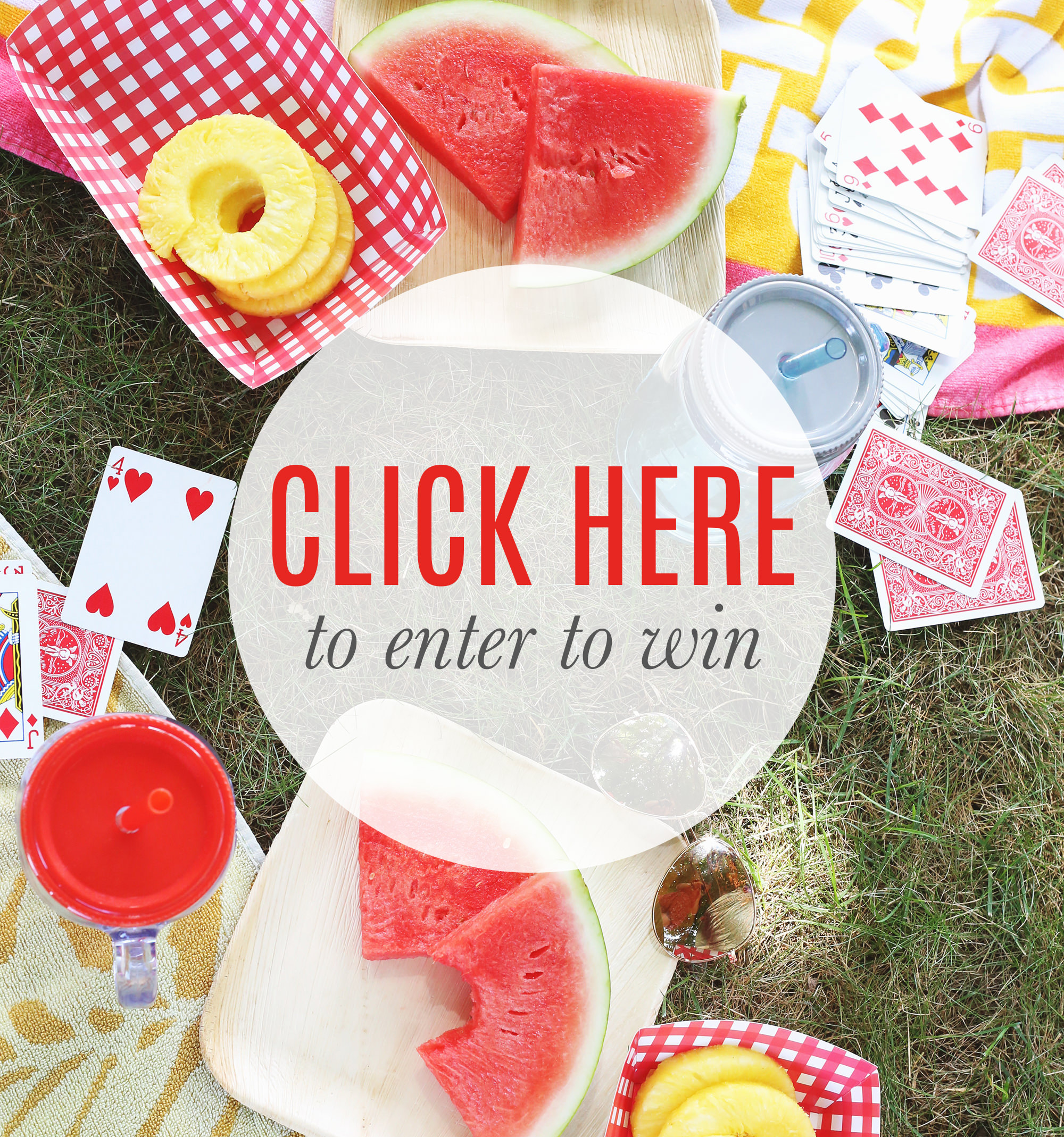 Enter to win our August Happy Mail and receive items for your next picnic! Via Lily & Val Living!
