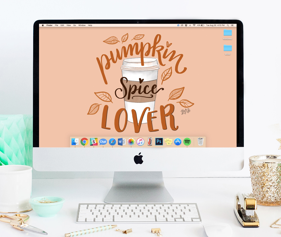Lily & Val's free desktop & iPhone wallpaper. // Fall desktop wallpaper, desktop download