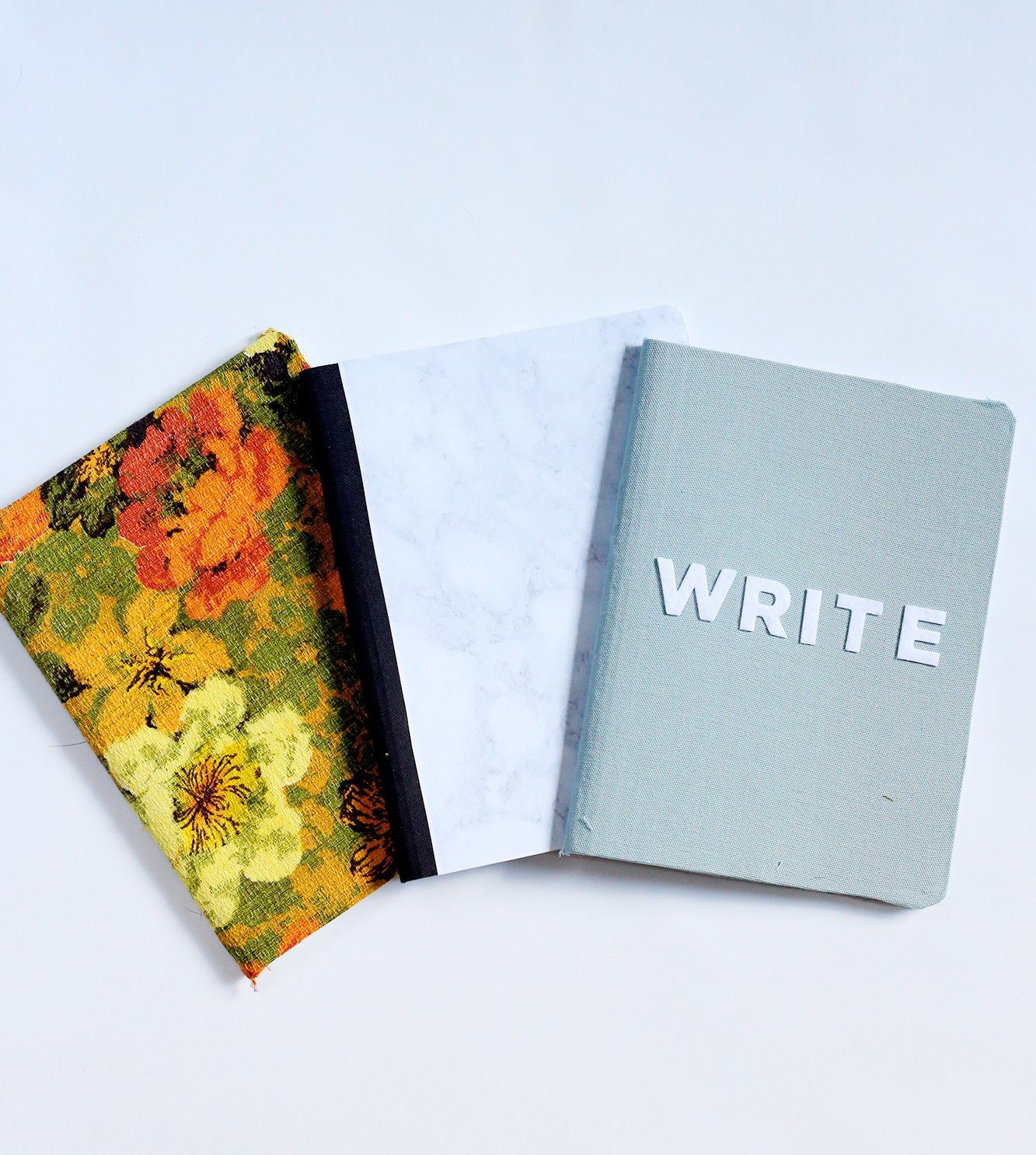 A new back-to-school DIY for all those composition notebooks! via Lily & Val Living