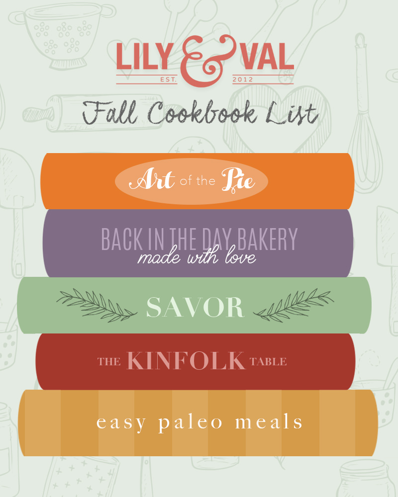 A list of cookbooks to add to your collection this Fall!