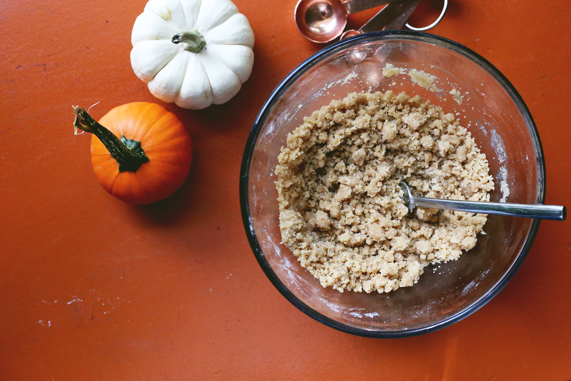 Crumbly Pumpkin Bread Recipe via Lily & Val Living // Healthy Fall Dessert Recipe