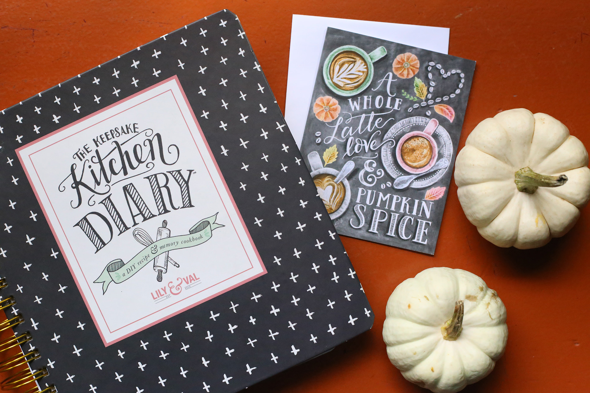 Record all your favorite pumpkin and fall recipes in your Keepsake Kitchen Diary