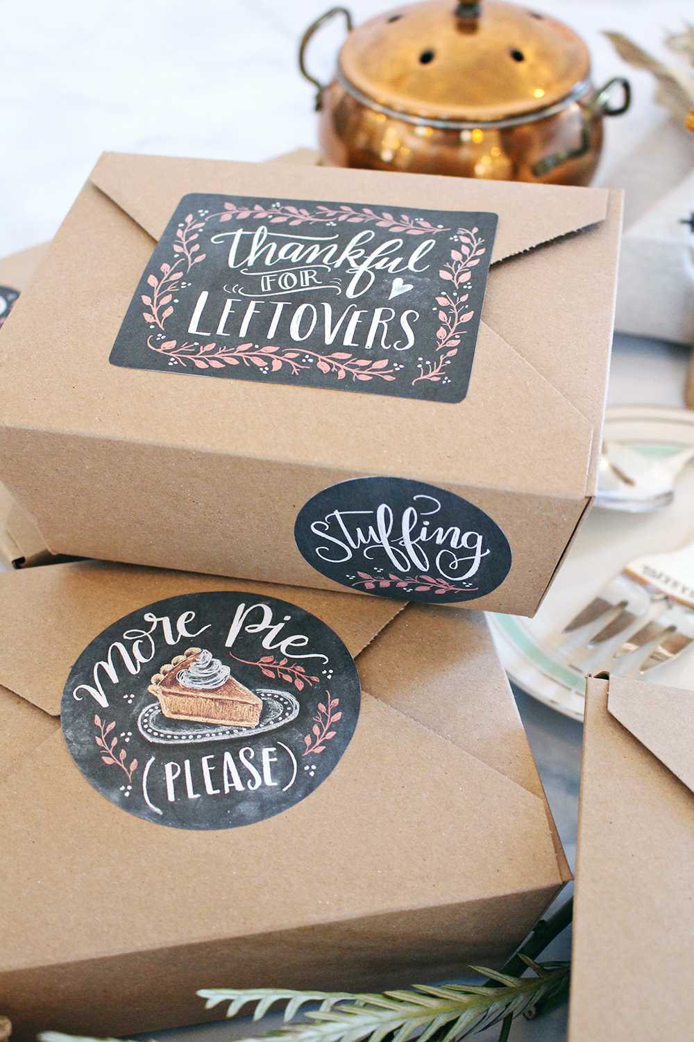 Free chalk art download labels for thanksgiving