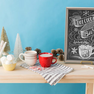 DIY Hot Cocoa Bar Chalkboard Sign DIY Hot Cocoa Bar Chalkboard Sign