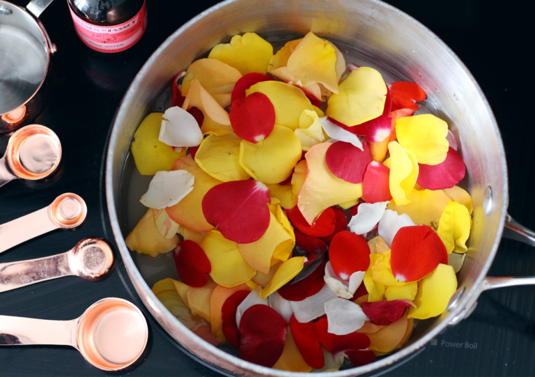 How To Make Homemade Rose Simple Syrup Lily & Val Living