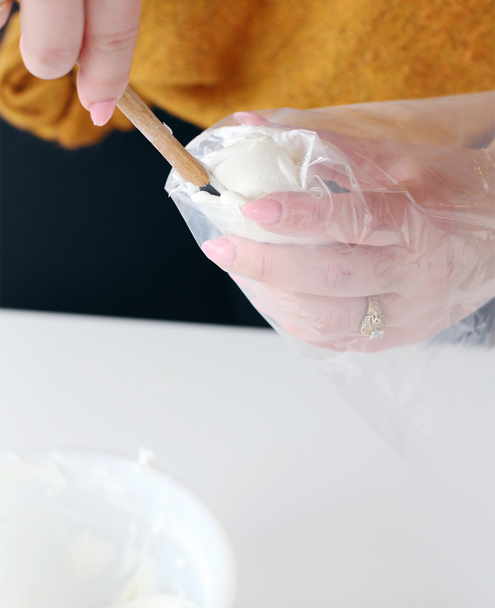 Get the how-to for icing a two-tiered cake