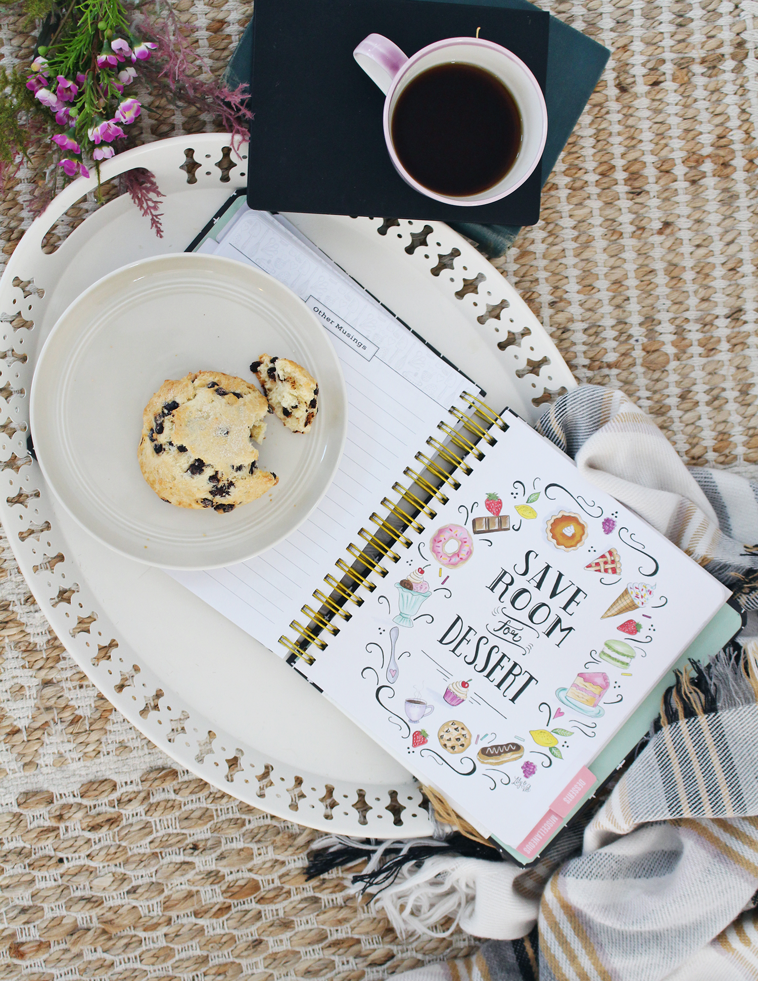 Every tab in the Keepsake Kitchen Diary features a hand-drawn illustration by Valerie McKeehan