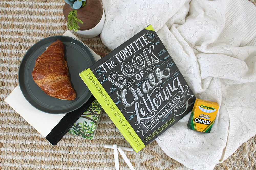 Starting a new hobby - Chalk Lettering! Grab the best-selling book from the original pro, Valerie McKeehan!