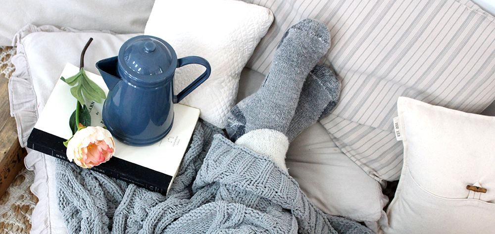 Snug blankets are amongst our Cozy Essentials this winter. Click for a list of more seasonal picks!