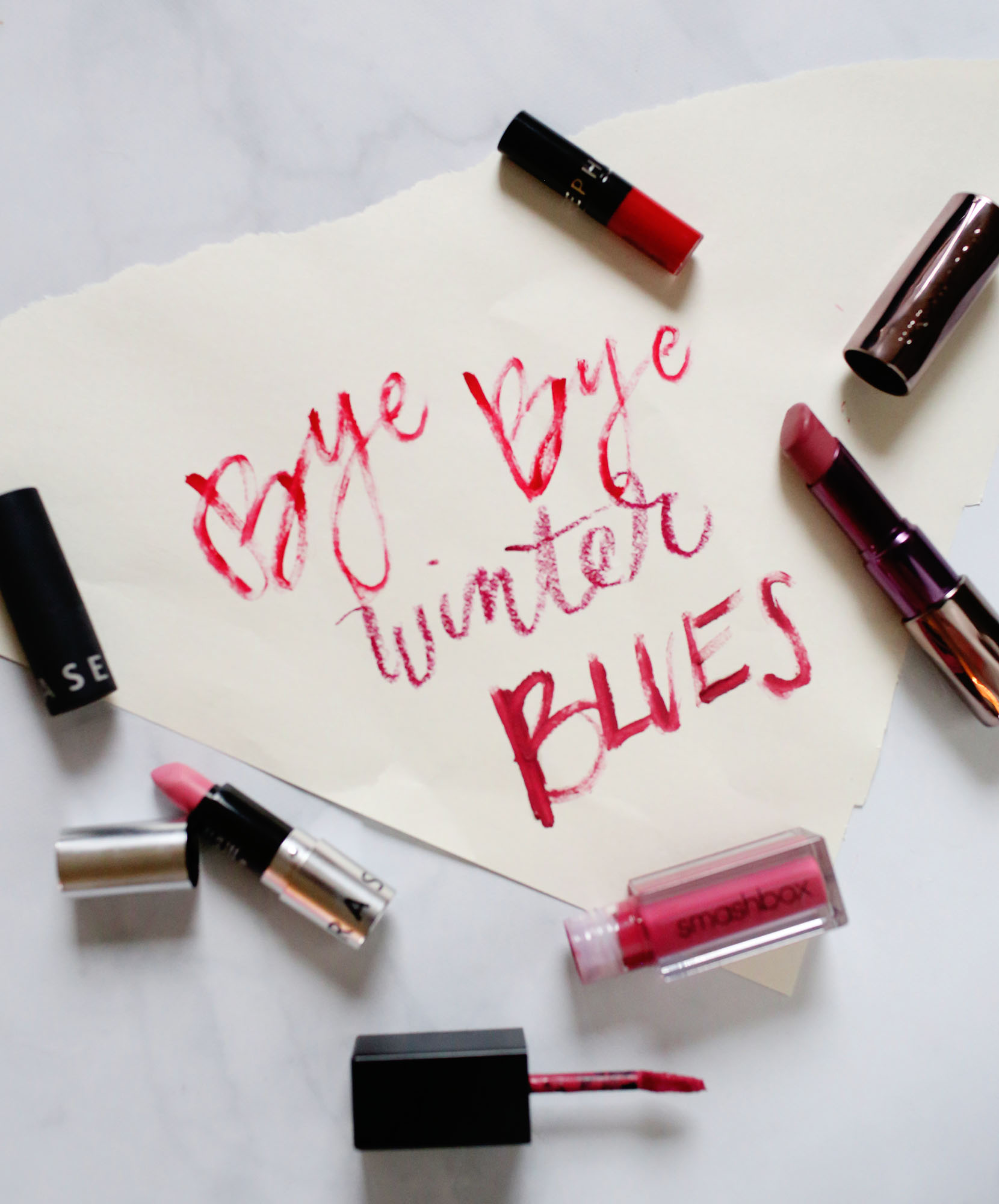 Bye bye Winter Blues! The Power of a Red Lip - Lily & Val Living