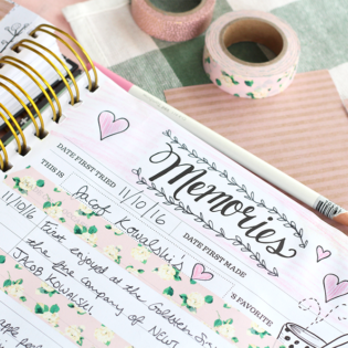 Keepsake Kitchen Diary Scrapbooking : Getting Crafty! Keepsake Kitchen Diary Scrapbooking : Getting Crafty!