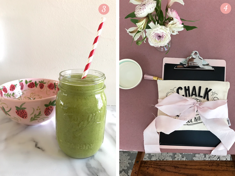 L&V Behind the Scenes blog shows off green smoothies and the new Chalk Lettering Tool Kit
