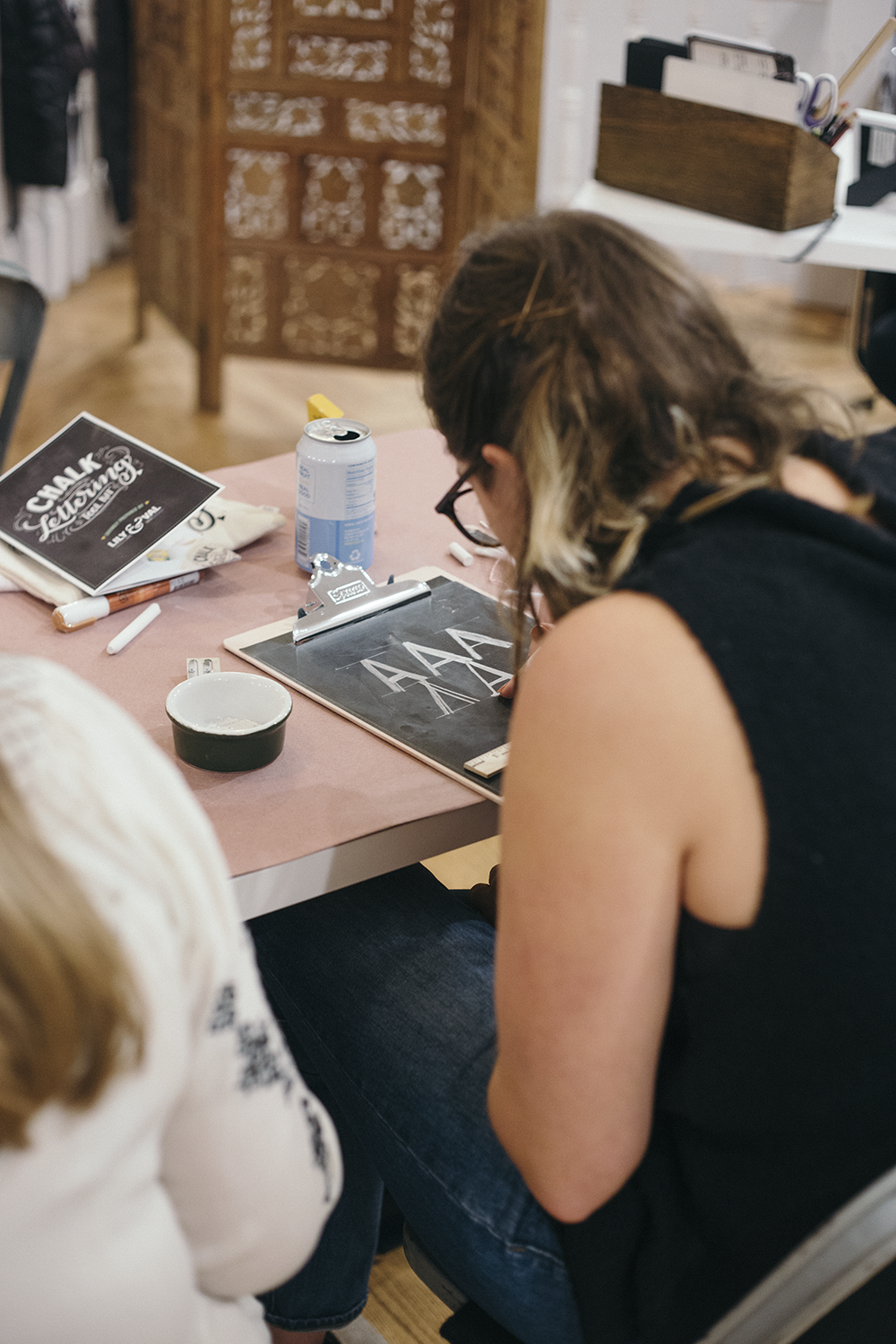 Learn Chalk Lettering at Valerie McKeehan's Chalk Lettering Techniques Workshop in Pittsburgh 