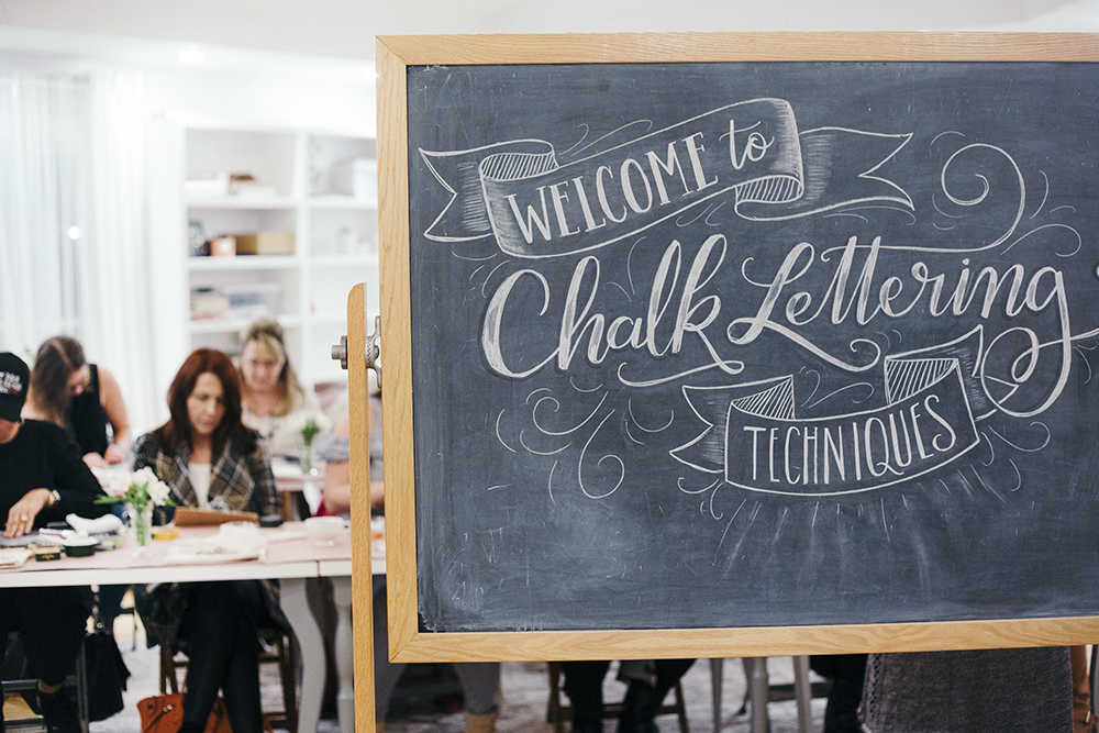 A re-cap of March's Chalk Lettering Techniques Workshop held at the Lily & Val Flagship Store in Pittsburgh