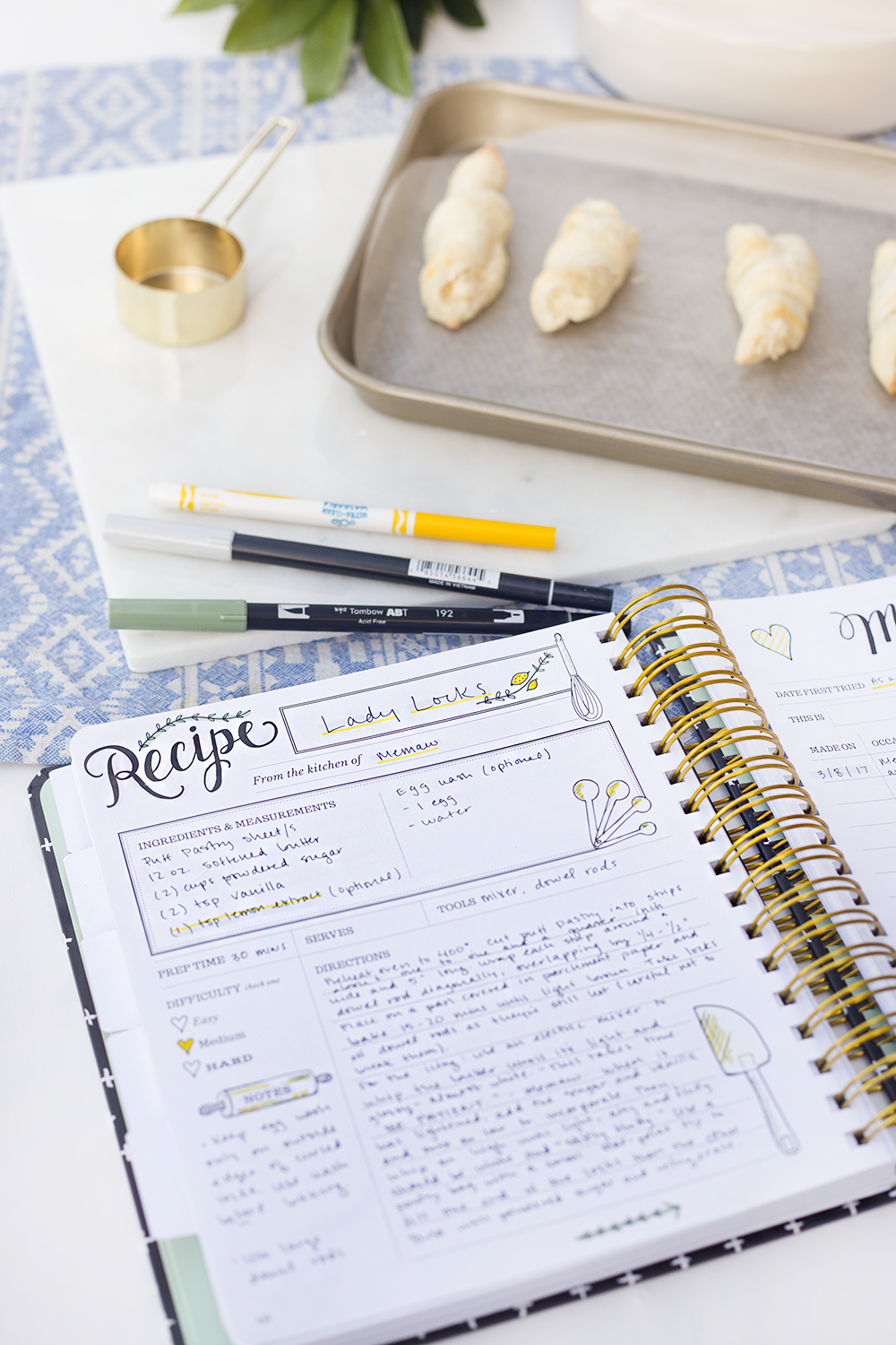 Keepsake Kitchen Diary | Recipe Book | Memory Keeping