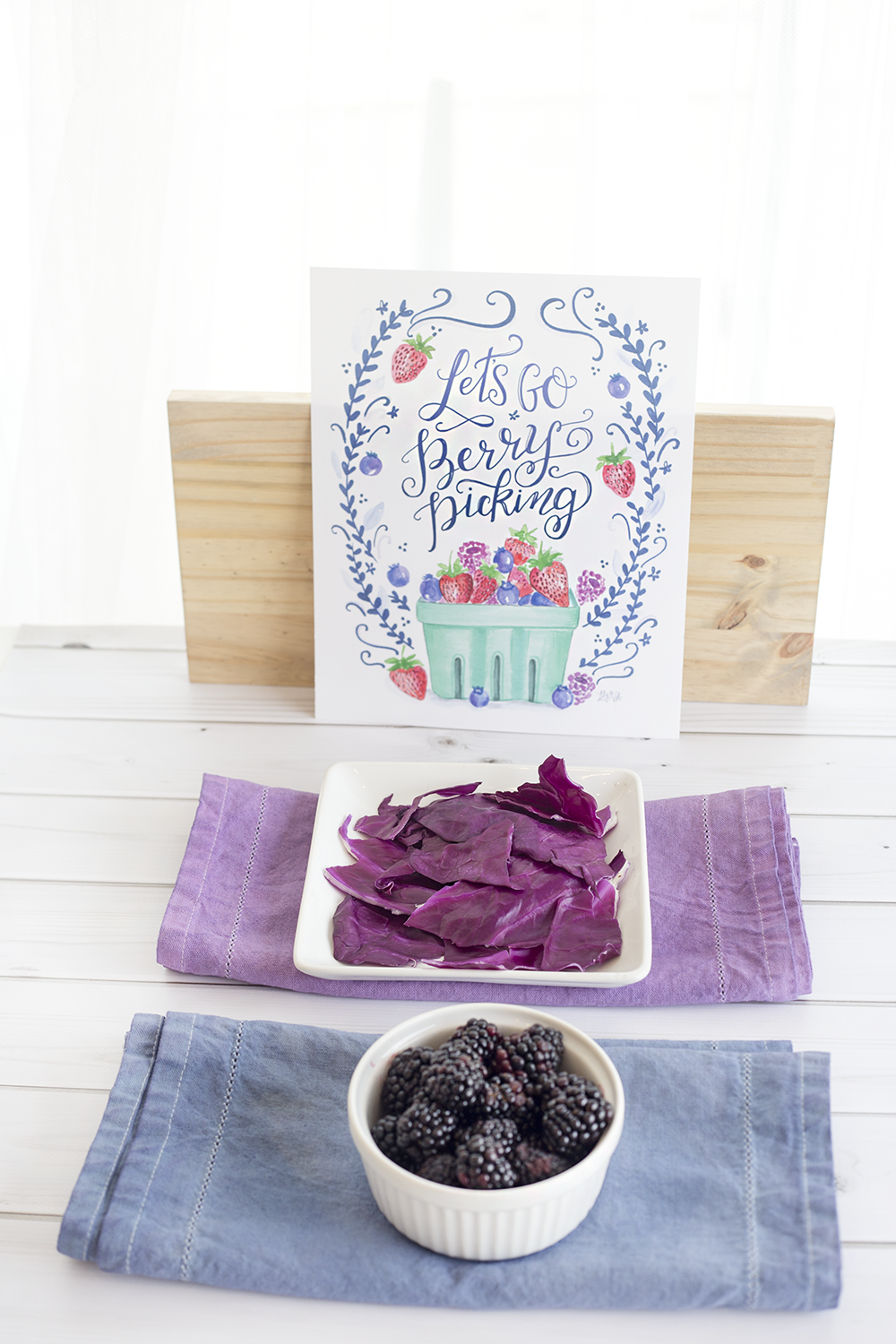 natural dyes DIY | table runner DIY | using natural dyes