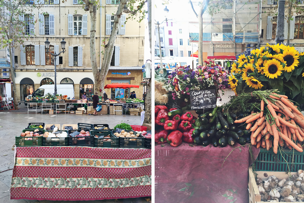 Farmers markets in Provence became part of the Inspiration Behind The 2017 Spring In Provence Print Collection