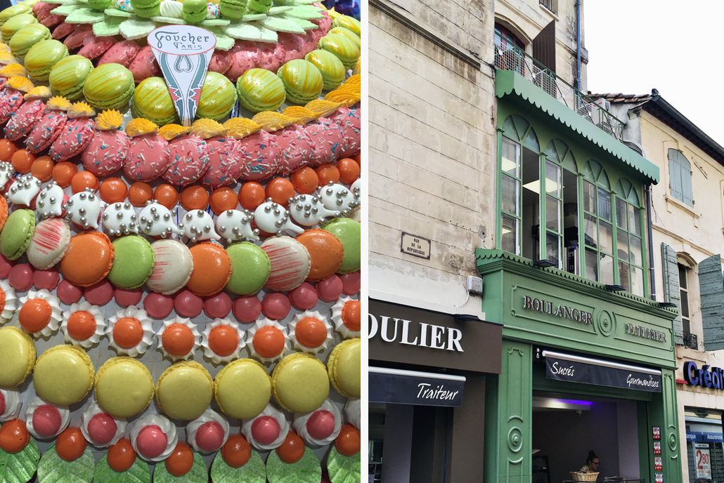 The macarons and sweets found at Boulangeries and Patisseries in Paris and Provence inspired Lily & Val's 2017 Spring in Provence Print Collection