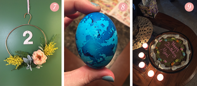 Lily & Val Presents: Pretty Ordinary Friday #47 posts about Faux flower workshop at Lily and Val, easter eggs, birthday cakes