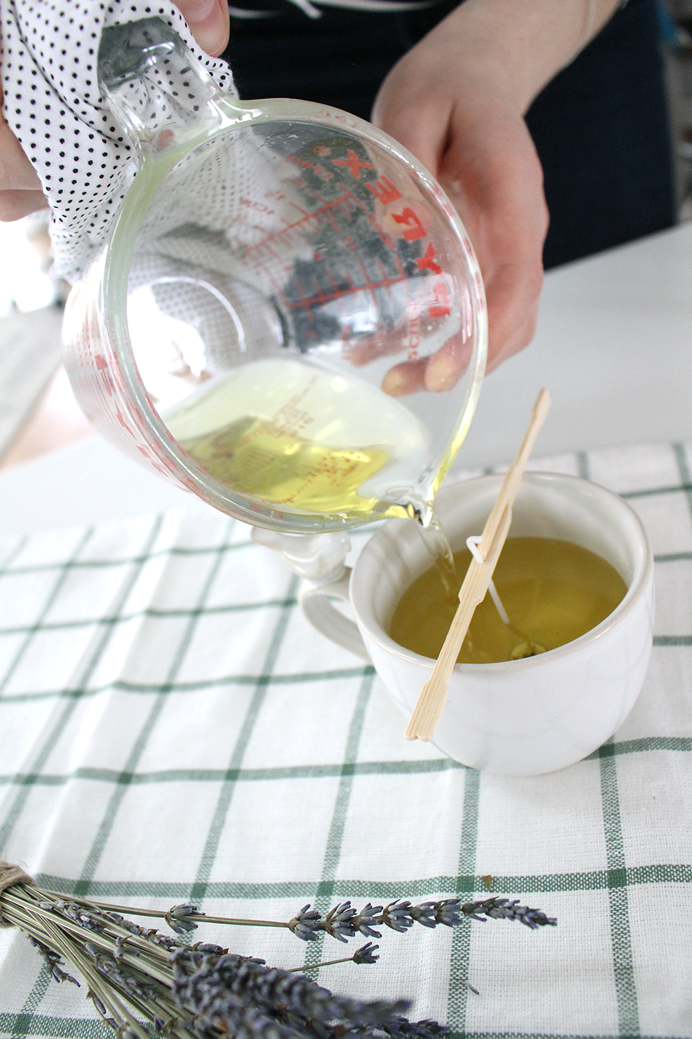 Recycle Themed Posts for Earth Day: Make your own candles in containers that are just too pretty to throw away