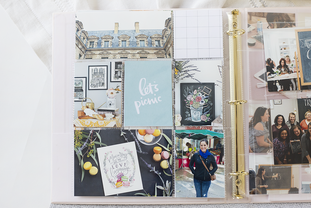 minimal memory keeper | minimal scrapbook | project life ideas