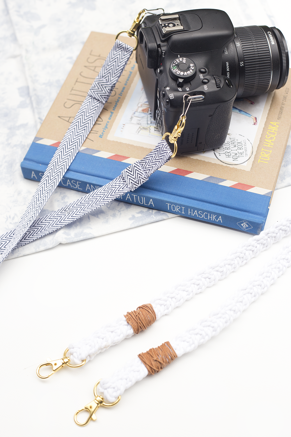 How to Make a DIY Camera Strap - Two Ways! - Lily & Val Living