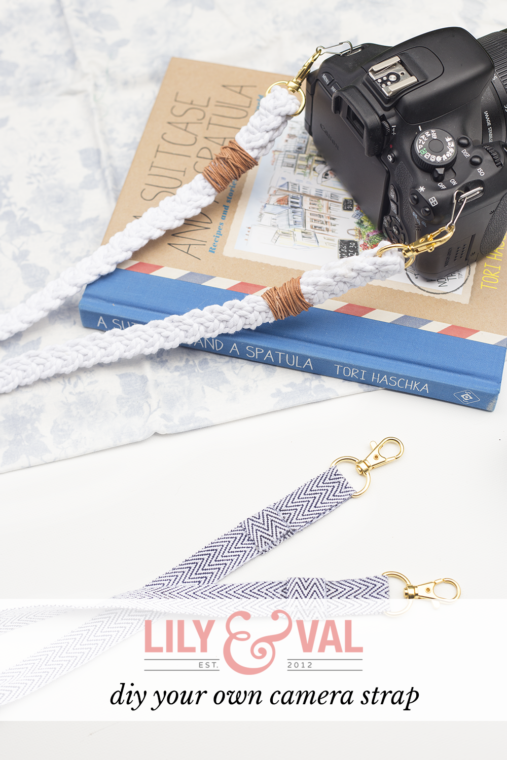 DIY camera strap - Gathered