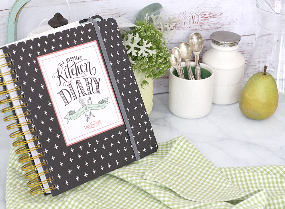The Keepsake Kitchen Diary is an heirloom gift to keep your family recipes and memories in tact.