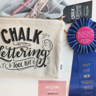 Chalk Lettering Tool Kit: Winner of the Best New Product Award At National Stationery Show Chalk Lettering Tool Kit: Winner of the Best New Product Award At National Stationery Show