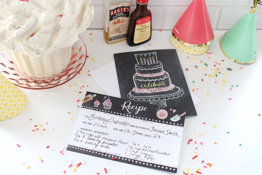 7 Fun Ways to Use Recipe Cards | hand-drawn recipe cards with ideas and inspiration for using them and bringing a smile to someone's day. | hand-drawn chalk art