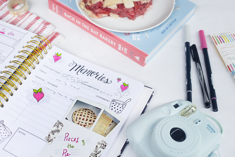 keepsake kitchen diary | pie recipe | scrapbooking