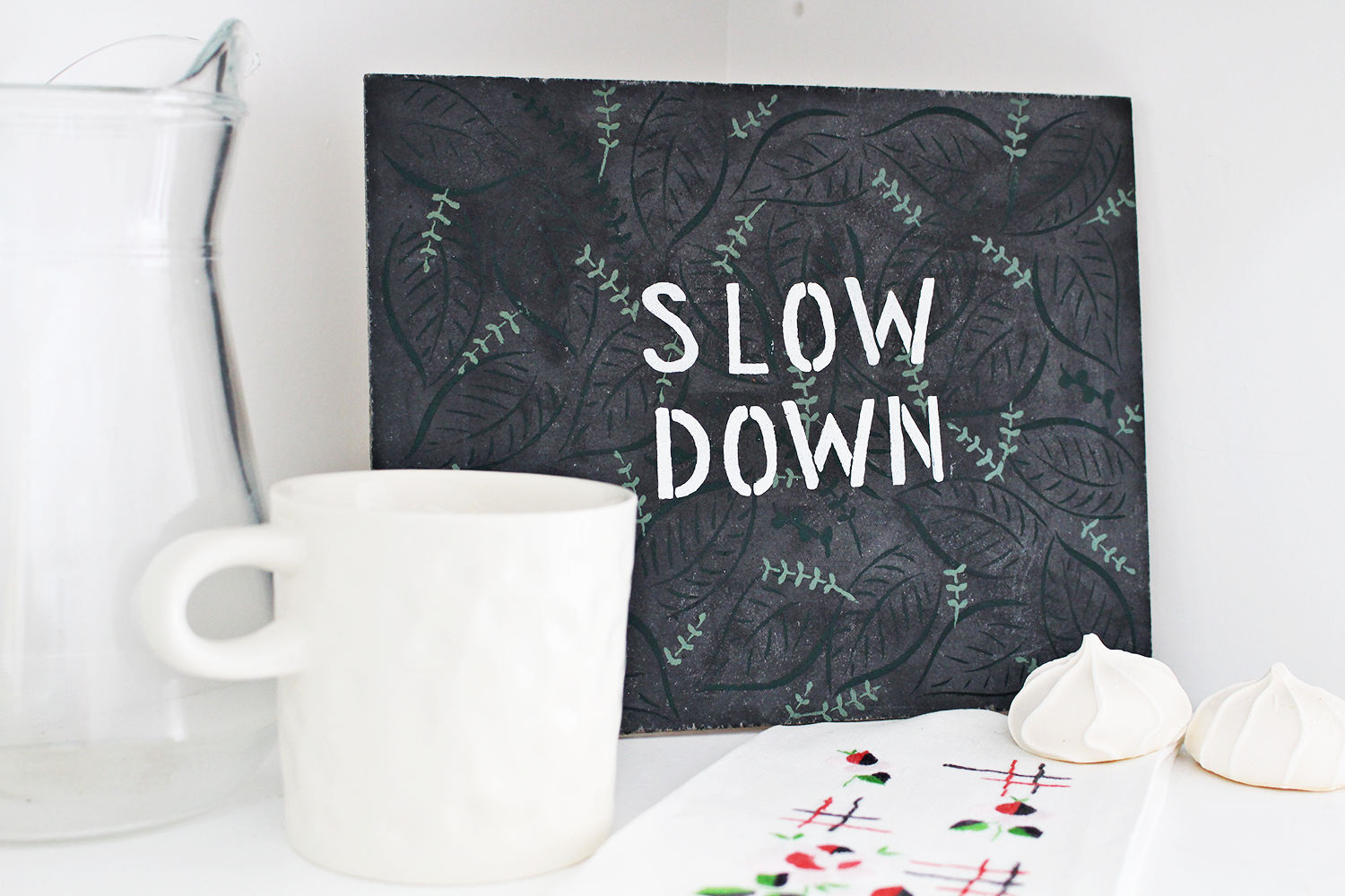 How to Use Lily & Val Stencils to Create This Modern Chalkboard Sign