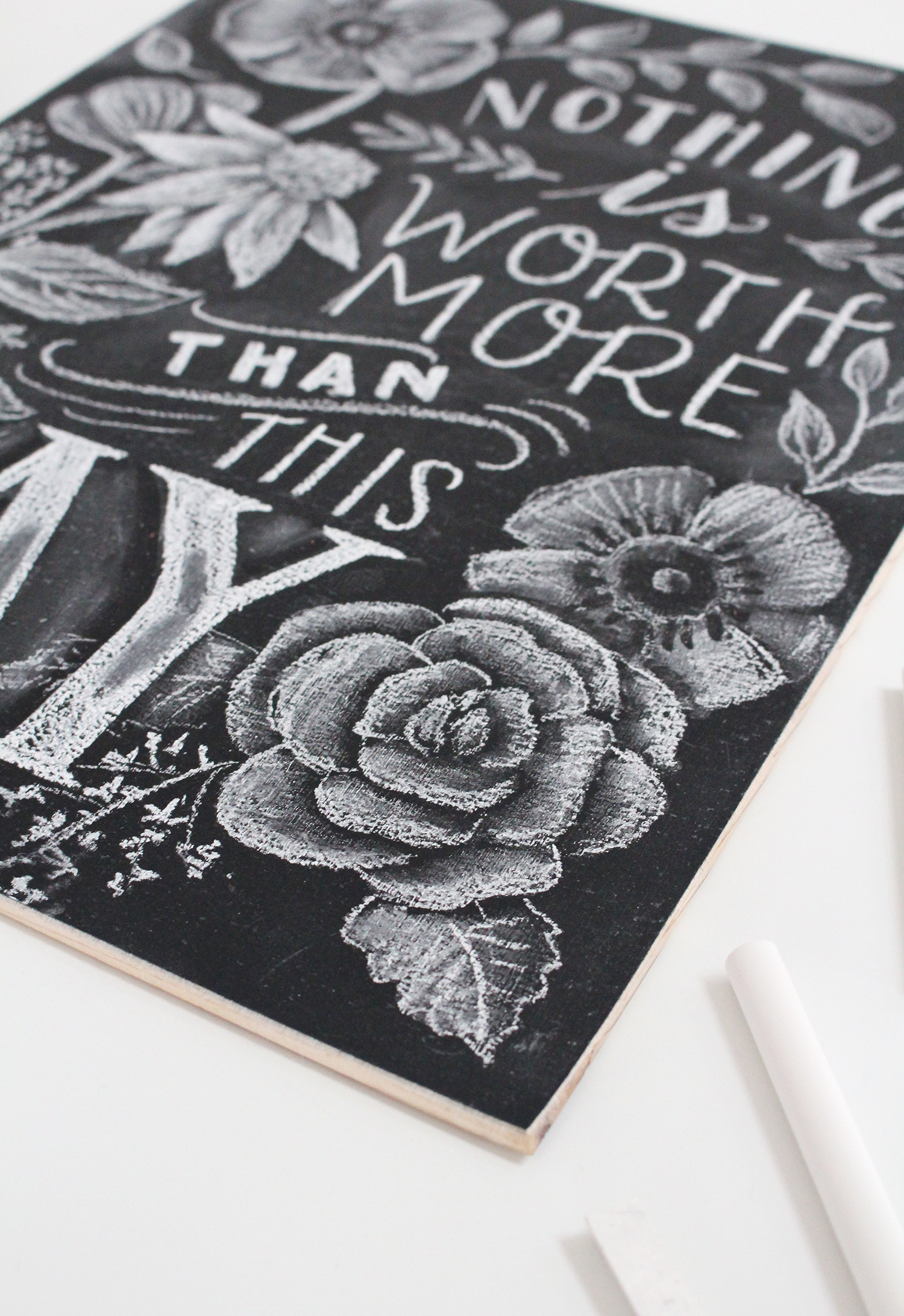 Introducing Chalk Project Nights at the Lily & Val Flagship Store in Pittsburgh. Valerie Mckeehan will teach you all the steps for creating this chalkboard sign!